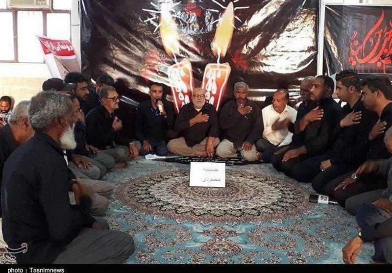 مراسم انتقال فرش سید الشهدا ع میناب
