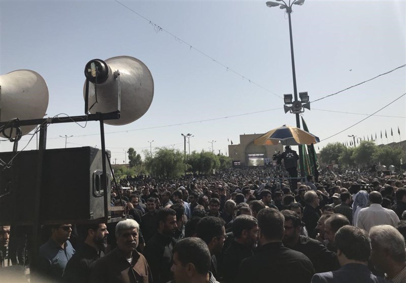 تشییع پیکر زنده‌یاد محمدعلی شیخ در شوشتر
