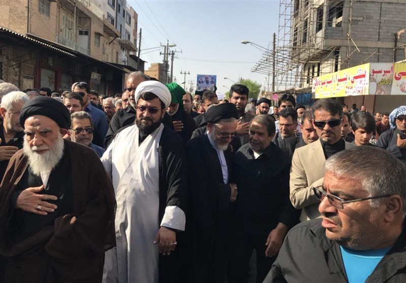 تشییع پیکر زنده‌یاد محمدعلی شیخ در شوشتر