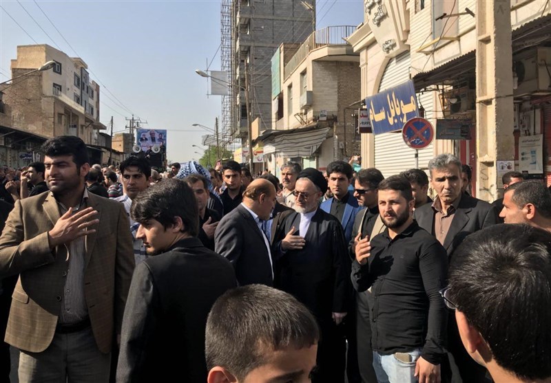 تشییع پیکر زنده‌یاد محمدعلی شیخ در شوشتر