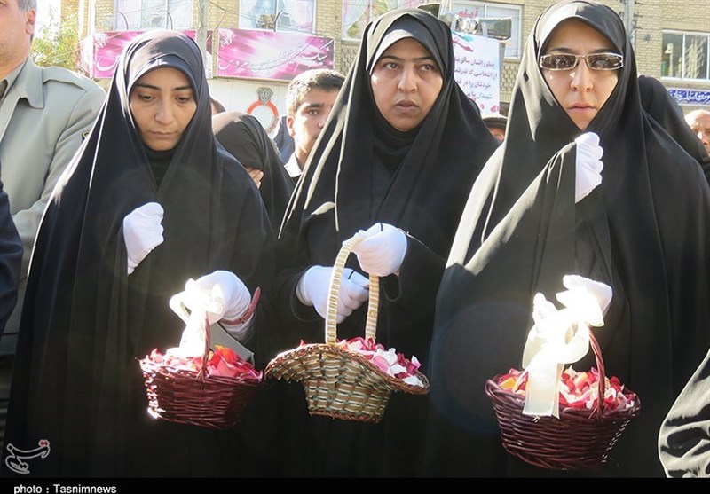 تشییع سه شهید گمنام در دامغان 27 مهر 96
