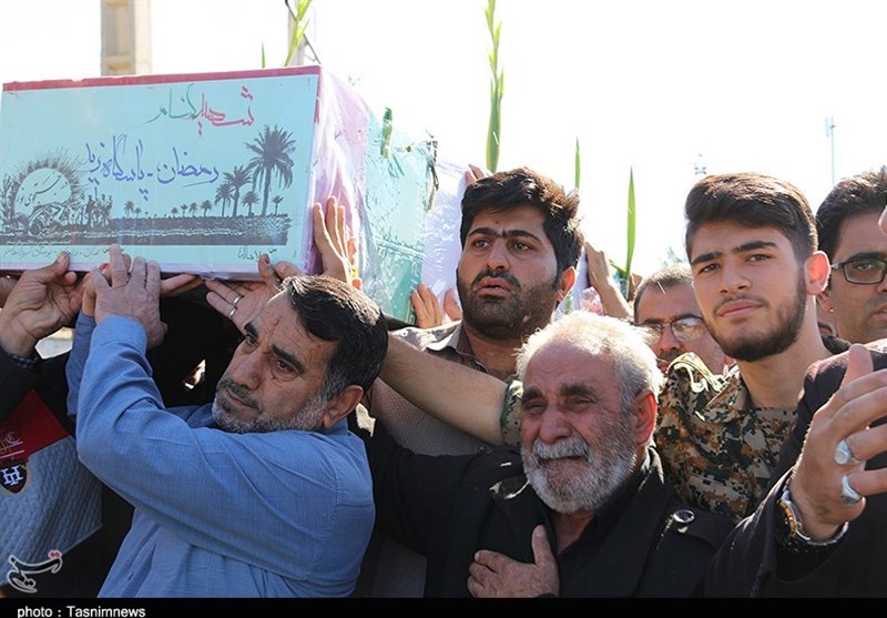 تشییع سه شهید گمنام در دامغان 27 مهر 96