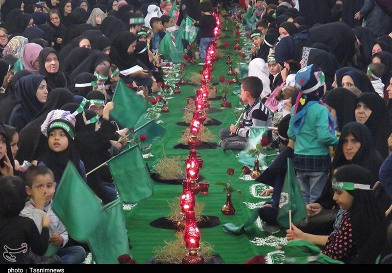 سفره حضرت رقیه در رشت