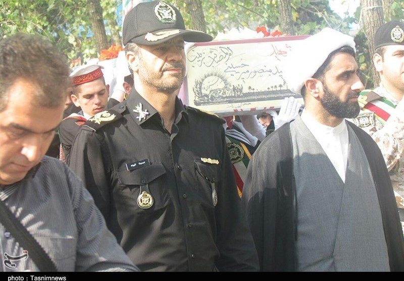 وداع با شهید تازه تفحص شده گیلانی