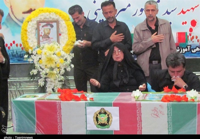وداع با شهید تازه تفحص شده گیلانی