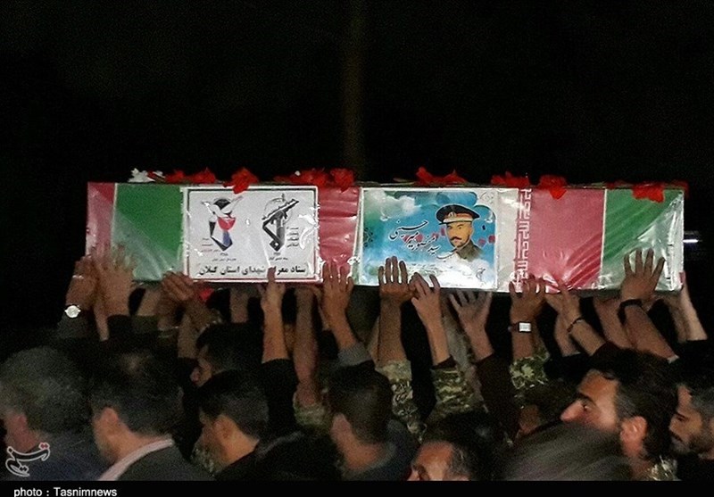 وداع با شهید تازه تفحص شده گیلانی