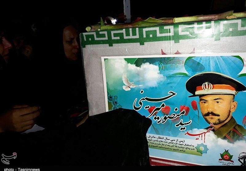 وداع با شهید تازه تفحص شده گیلانی