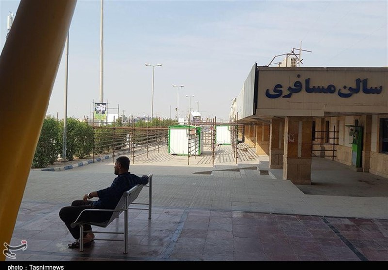 هم‌زمان با روز اربعین فضای مرز شلمچه آرام‌تر شد