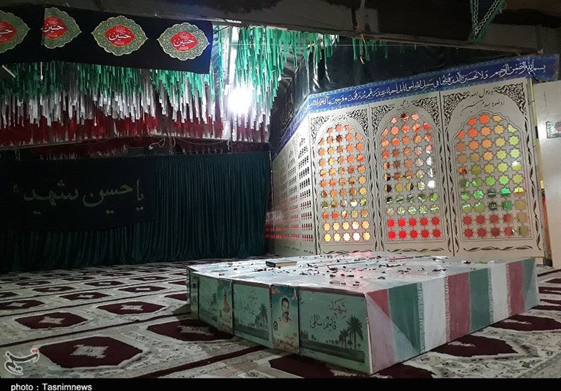 رجعت پیکر مطهر 4 سرباز شهید تازه تفحص شده نیروی انتظامی خوزستان