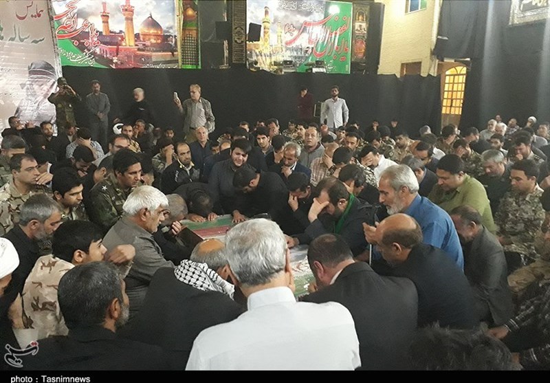 وداع با شهید مدافع حرم حبیب بدوی در اهواز