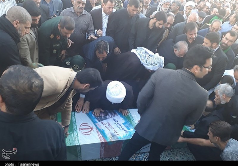 وداع با شهید مدافع حرم حبیب بدوی در اهواز