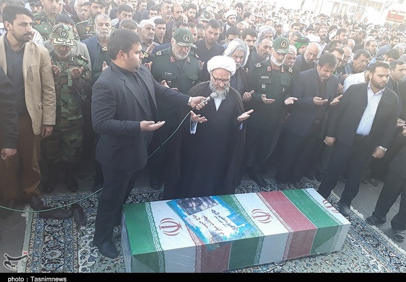 وداع با شهید مدافع حرم حبیب بدوی در اهواز