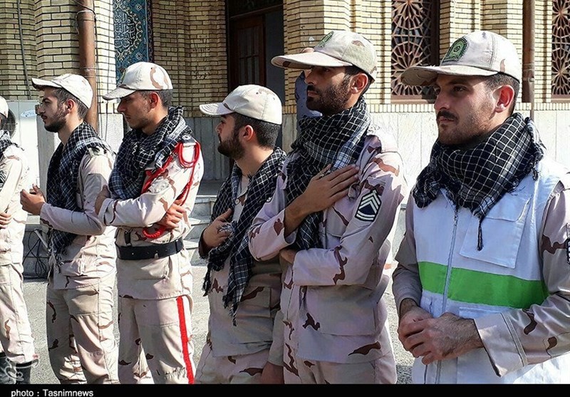 عزداری نیروهای مسلح در رشت