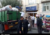 کمک رسانی آذربایجان غربی به زلزله زدگان کرمانشاه