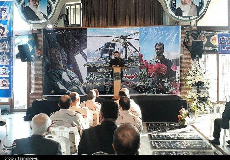 مراسم سالگرد شهید خلبان غلامرضا میرزایی