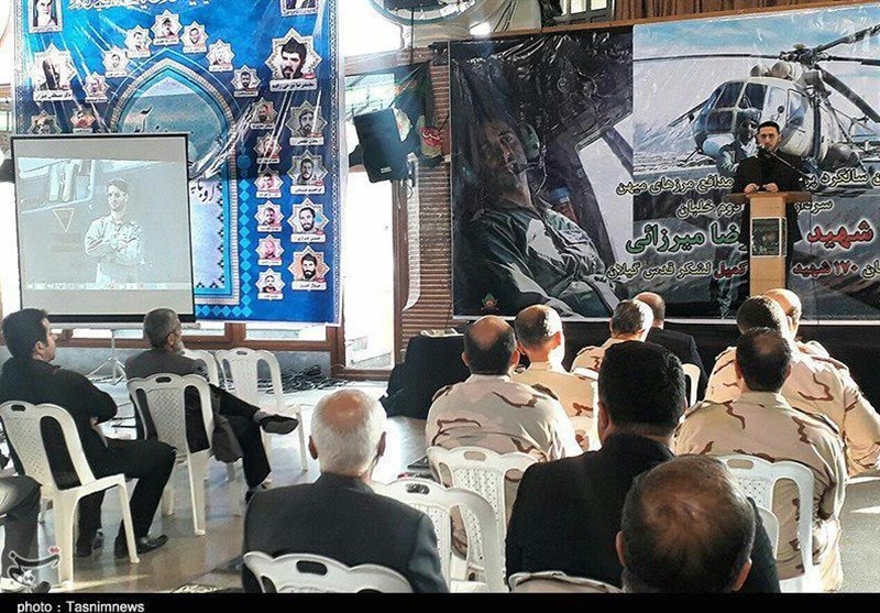 مراسم سالگرد شهید خلبان غلامرضا میرزایی