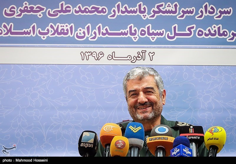 نشست خبری سرلشکر محمدعلی جعفری فرمانده کل سپاه پاسداران انقلاب اسلامی