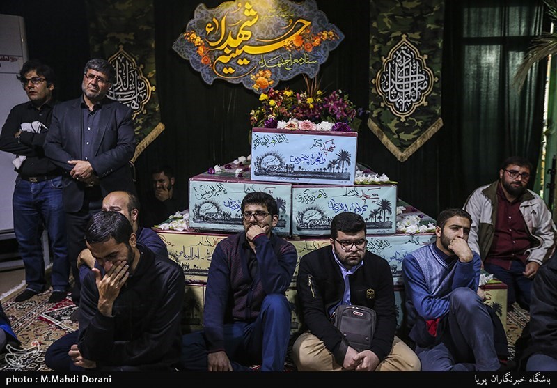 وداع با پیکر شهید مدافع حرم علیرضا جیلان