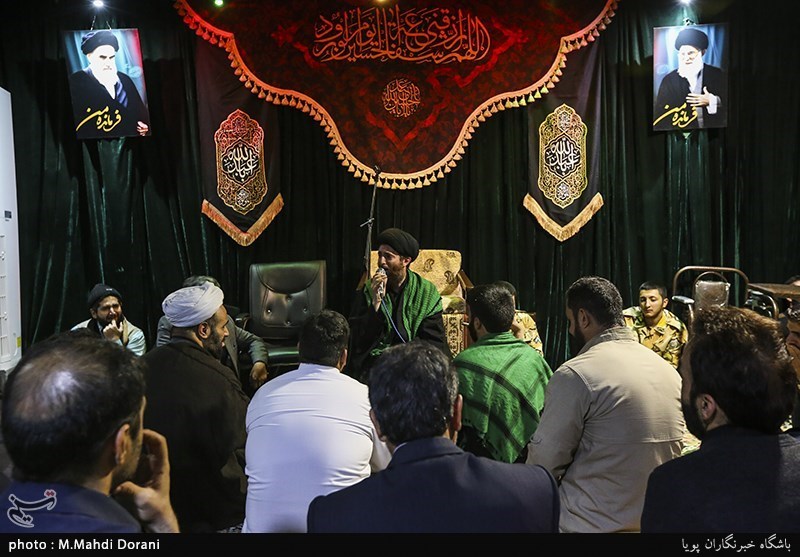 وداع با پیکر شهید مدافع حرم علیرضا جیلان