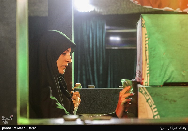 وداع با پیکر شهید مدافع حرم علیرضا جیلان