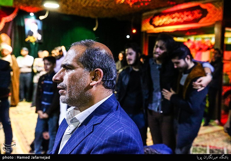 وداع با پیکر مطهر شهید مدافع حرم حمیدرضا ضیایی