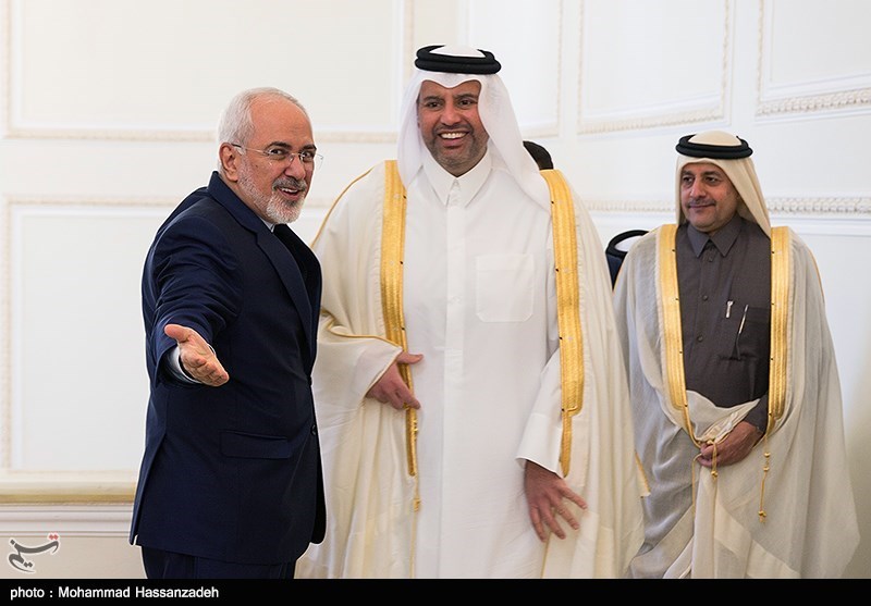 دیدار وزیر تجارت قطر با ظریف