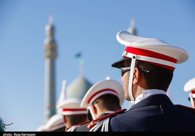 صبحگاه نیروهای مسلح استان قم 