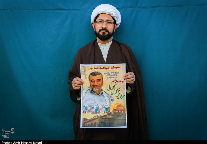تشیع شهید مدافع حرم مجید عسکری