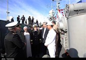 تحویل‌ ناو موشک انداز سپر به نیروی دریای ارتش توسط وزارت دفاع