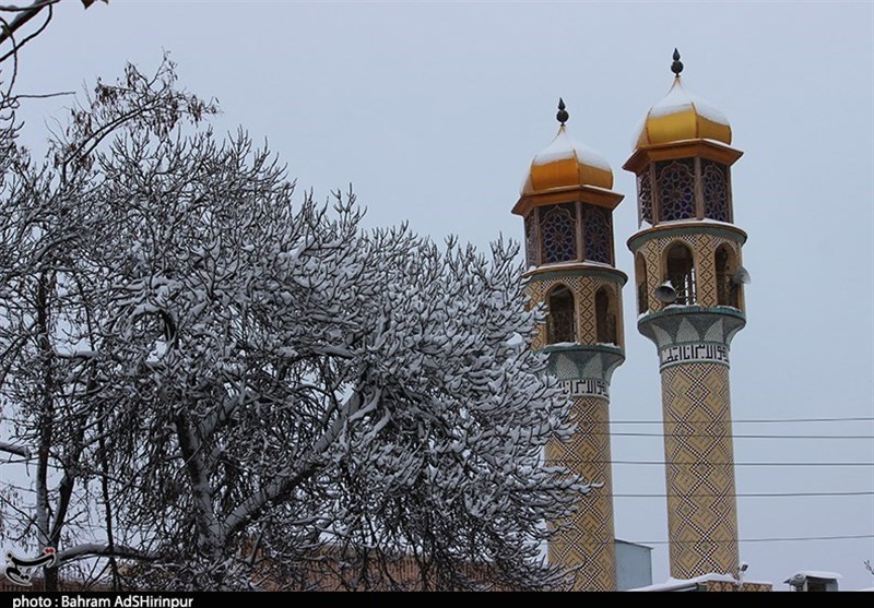 نخستین برف پاییزی اردبیل