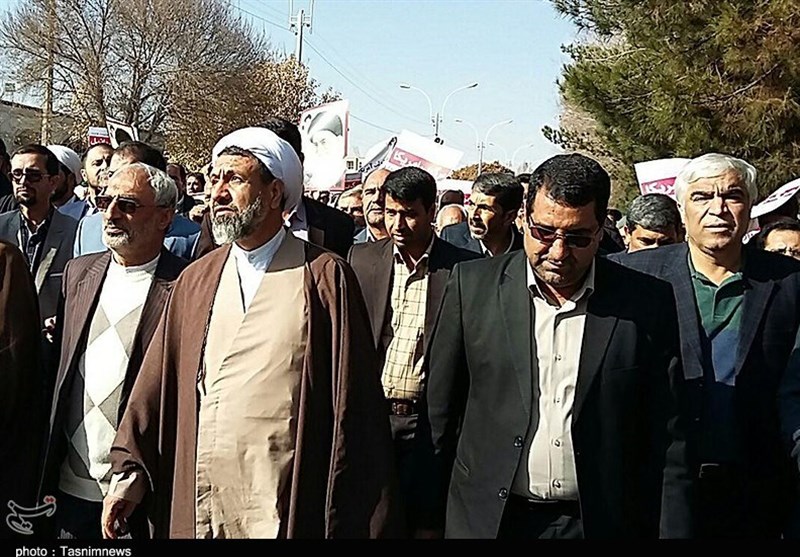 راهپیمایی مردم کرمان