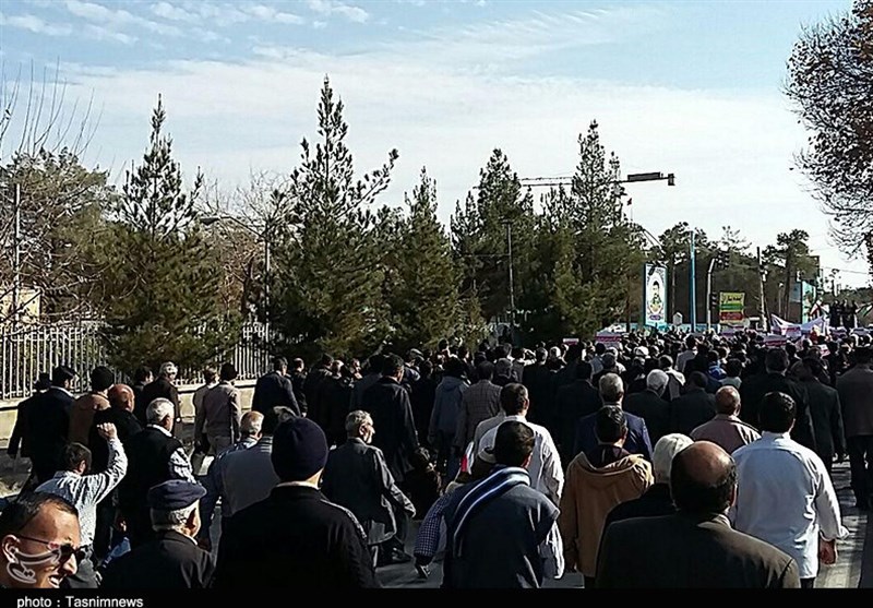 راهپیمایی مردم کرمان 