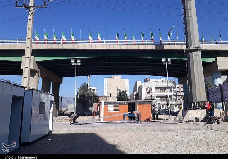 ساخت کانکس برای زلزله‌زدگان کرمانشاه در اهواز 