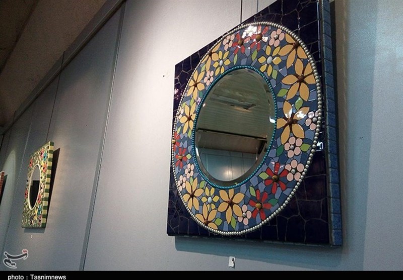 نمایشگاه معرق کاشی در رشت
