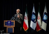 سخنرانی علی لاریجانی رئیس مجلس شورای اسلامی در مراسم آغاز تولید دنا پلاس توربو و پژو 207 i صندوقدار اتوماتیک محصولات جدید شرکت ایران خودرو