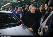 مراسم آغاز تولید دنا پلاس توربو با حضور علی لاریجانی رئیس مجلس شورای اسلامی