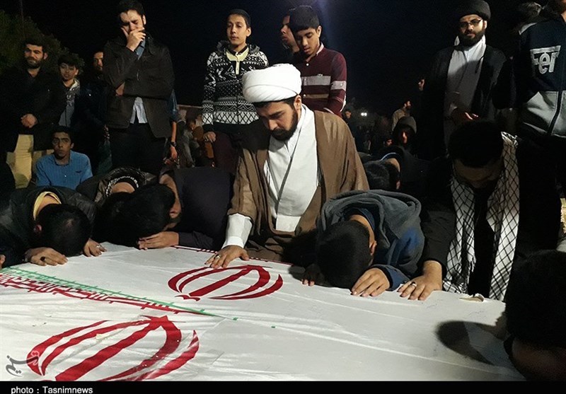 استقبال از 55 شهید تازه تفحص شده دفاع مقدس در معراج شهدای اهواز