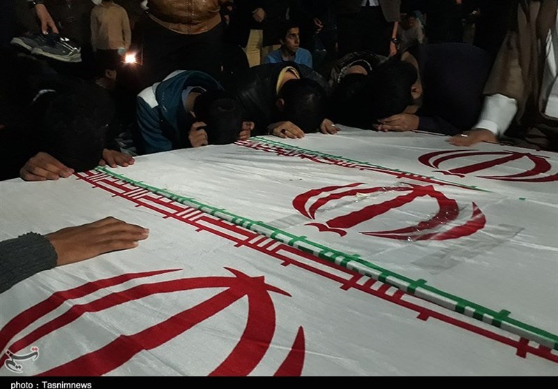 استقبال از 55 شهید تازه تفحص شده دفاع مقدس در معراج شهدای اهواز