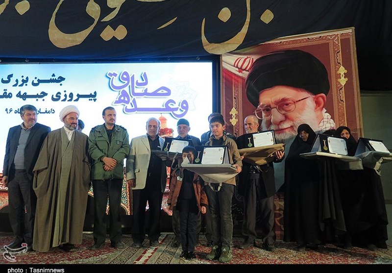 جشن پیروزی بزرگ جبهه مقاومت در دامغان