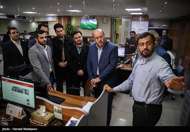 حضور سردار حسین دهقان در خبرگزاری تسنیم