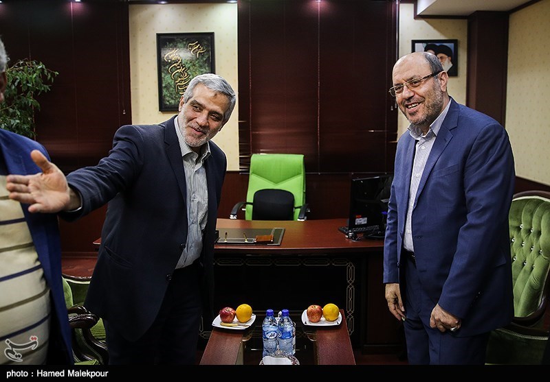 حضور سردار حسین دهقان در خبرگزاری تسنیم