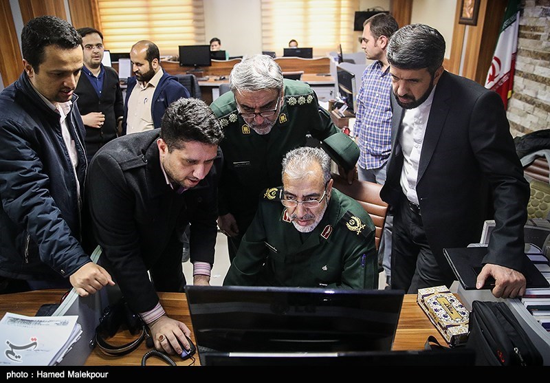 حضور فرمانده سپاه حفاظت هواپیمایی در خبرگزاری تسنیم