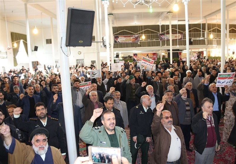 تجمع 9 دی 96 در دامغان