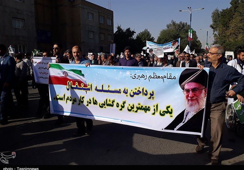 راهپیمایی شکوه وحدت مردم اهواز در 13 دی ماه سال 1396