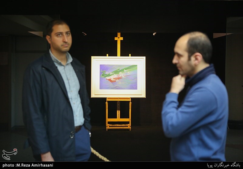 مهدی فرخی، هنرمند نگارگر/ رونمایی از اثر«ای سرفراز میهن»