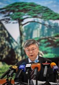 نشست خبری "پانگ سن" سفیر چین در ایران با موضوع حادثه نفتکش سانچی