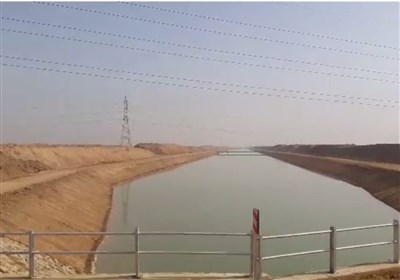 فیلم/ انتقال آب کارون به اراضی مُرده خوزستان با کانال 47 کلیومتری