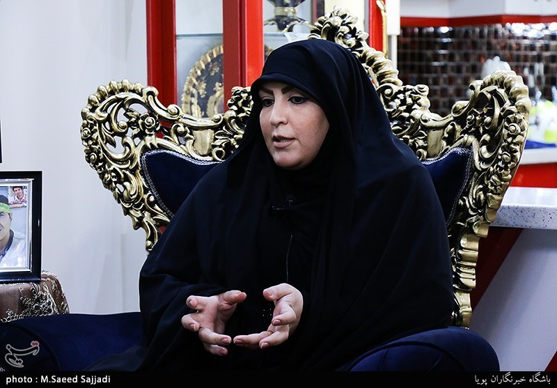 همسر شهید مدافع محمدتقی ارغوانی