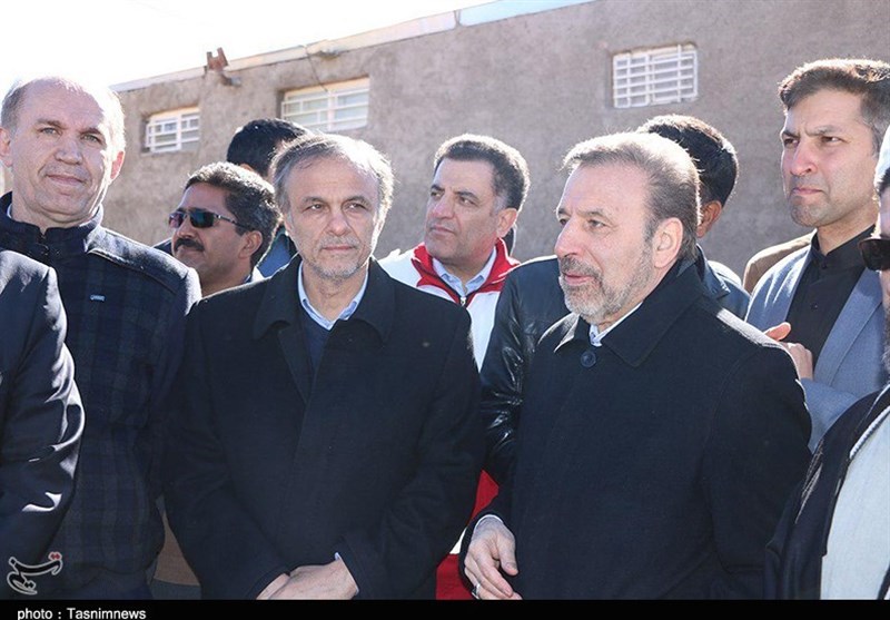 بازدید رئیس جمهور از مناطق زلزله‌زده هجدک 