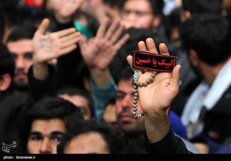 مراسم عزاداری شهادت حضرت فاطمه زهرا(س) در حسینیه امام خمینی با حضور رهبر معظم انقلاب